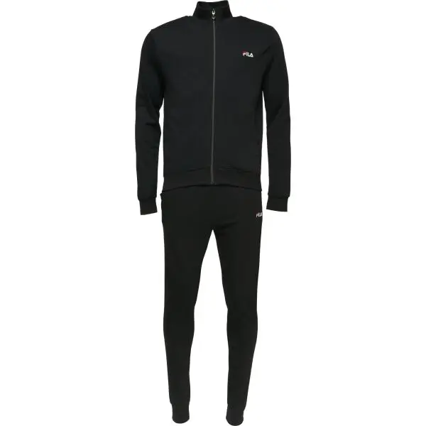 Fila FRENCH TERRY FZ PYJAMAS M Pánská tepláková souprava, černá, velikost