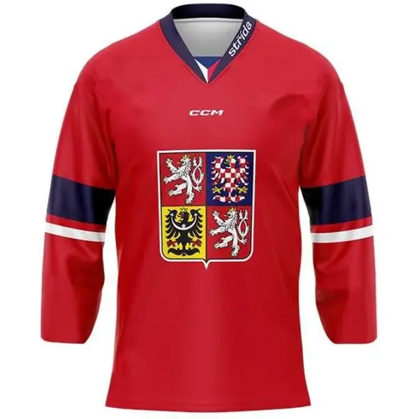 Střída FAN ČR EHT Hokejový dres, červená, velikost