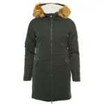 LOAP NAVARA Dámský kabát, tmavě zelená, velikost