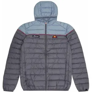 ELLESSE LOMBARDY Pánská prošívaná bunda, šedá, velikost
