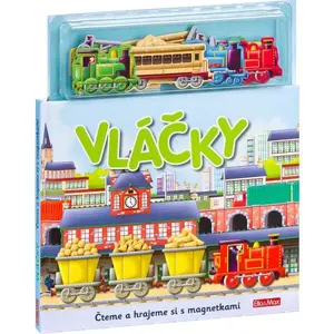 ELLA & MAX VLÁČKY Knížka s magnetkami, mix, velikost