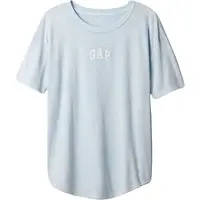 GAP BOYFRIEND Dámské tričko, světle modrá, velikost