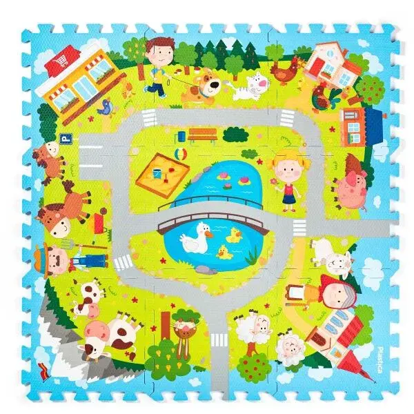 PLASTICA FOAM PUZZLE Penové puzzle, mix, veľkosť