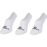 O'Neill FOOTIE 3P Unisex ponožky, bílá, velikost 39-42