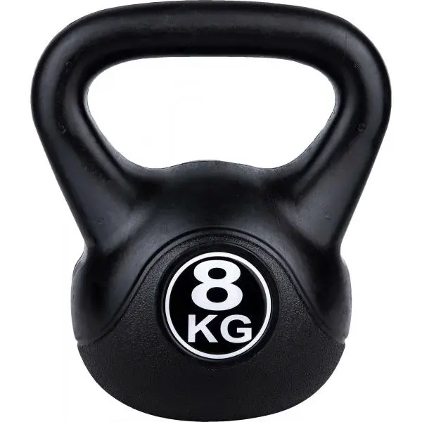 Fitforce FKBP 8 KG Kettlebell, černá, velikost 8 KG