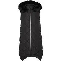 Northfinder JILLIANTIS Dámská dlouhá vesta, černá, velikost