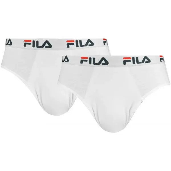 Fila MAN BRIEF 2-PACK Pánské slipy, bílá, velikost