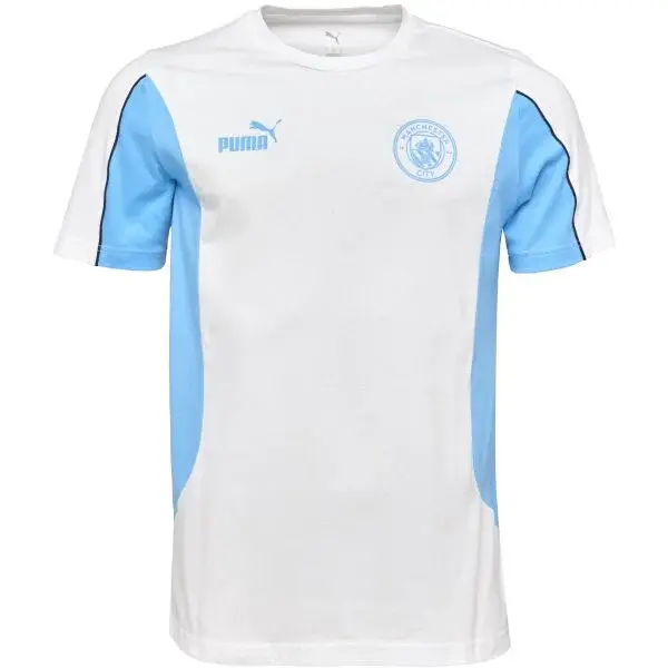 Puma MANCHESTER CITY FC ARCHIVE TEE Pánské triko, bílá, velikost