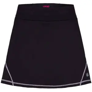 LOAP MENDELINE Dámská turistická sukně, černá, velikost