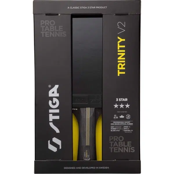 Stiga TRINITY V2 Ping pongová pálka, černá, velikost