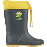 Coqui RAINY COLLAR FUR Dětské holínky, černá, velikost