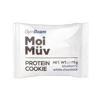 GymBeam MOIMÜV PROTEIN COOKIE 75 G BORŮVKA A BÍLÁ ČOKOLÁDA Proteinová tyčinka, , velikost 75 G