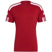 adidas SQUADRA 21 JERSEY Pánský fotbalový dres, červená, velikost
