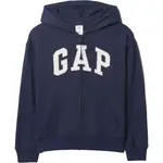 GAP V-FRCH HERITAGE LOGO Chlapecká mikina, tmavě modrá, velikost