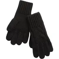 GAP CABLE Dívčí rukavice, černá, velikost