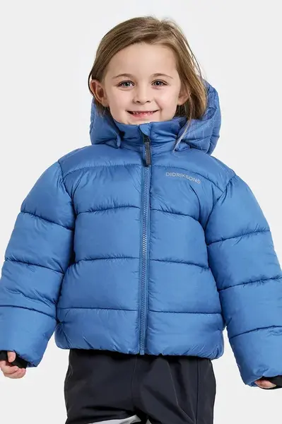 Detská bunda Didriksons ROXEN KIDS JACKET modrá farba, 505811