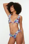 Trendyol Bikini Bottom - Mehrfarbig - Geblümt
