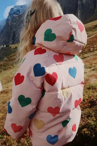 Dětská bunda Konges Sløjd NUKA JACKET GRS béžová barva, KS103522