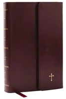 NKJV Compact Paragraph-Style Bible w/ 43,000 Cross References, Burgundy Leatherflex w/ Magnetic Flap, Red Letter, Comfort Print: Holy Bible, New King 