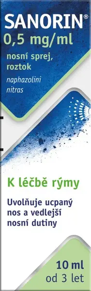 SANORIN 0,5 ‰ Nosový sprej 10 ml
