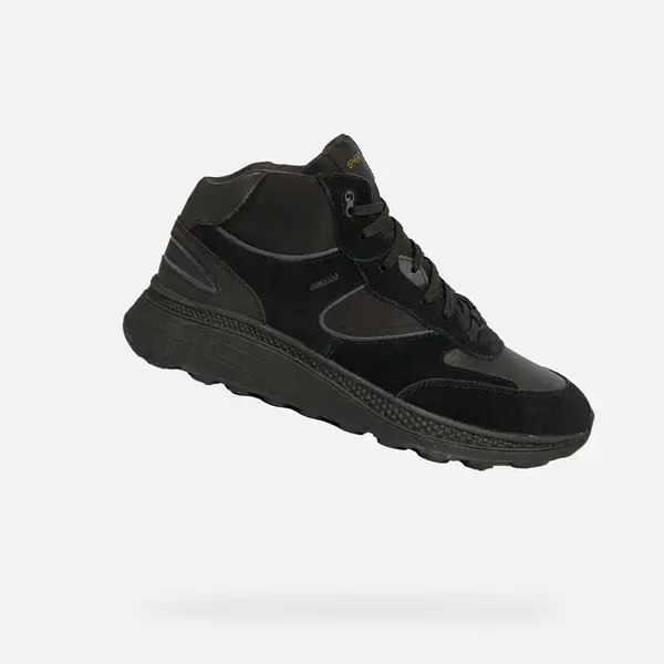 Geox Spherica Actif X1 Men's Black Ankle Boots - Mens