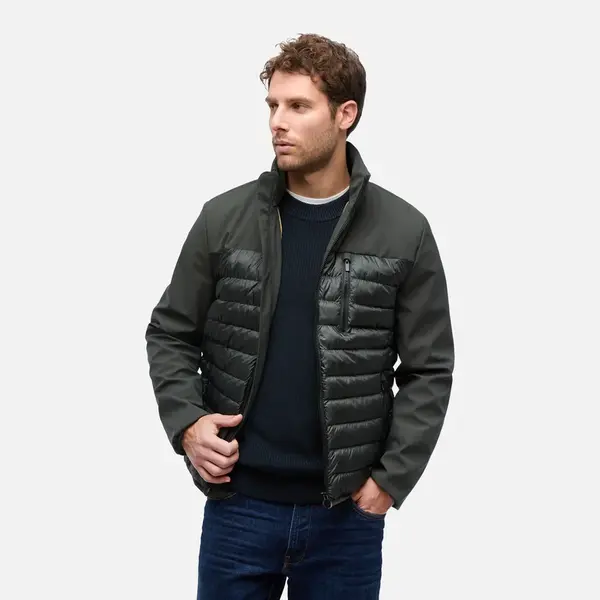 Grey Men's Geox Spherica Jacket - Mens