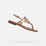 Gold women's sandals Geox Sozy S - Women's