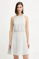 Šaty Armani Exchange béžová barva, mini, XW001248 AF16151