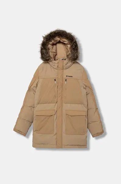 Dětská bunda Columbia Marquam Peak Fusion černá barva, 2090201