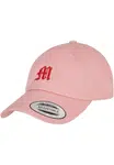 Letter Pink M Low Profile Beanie