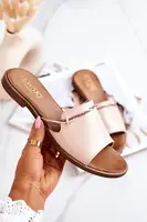 Lewski Shoes Kožené kožené klapky topánky