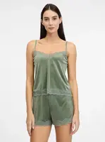 Khaki women's suede pajama top ORSAY - Women's