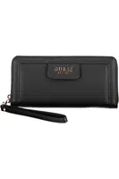 GUESS JEANS WOMEN'S WALLET BLACK