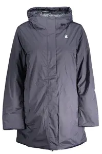 Modrá dámska zimná bunda K-WAY