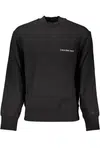 CALVIN KLEIN MEN'S BLACK ZIPLESS SWEATSHIRT