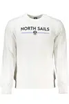 NORTH SAILS MEN'S WHITE ZIPLESS SWEATSHIRT