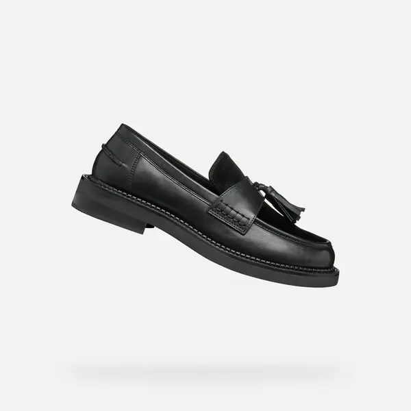 Black women's moccasins Geox Serilda - Women's