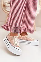 Boto Nízke Dámske Tenisky Na Platforme Rúžové Melina