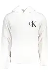 Biela mikina Calvin Klein bez zipsu