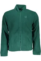 Pánska zelená fleecová mikina na zips