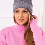 Women's cap Elora K336 dark gray