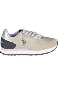 Detské strieborné športové tenisky US Polo Assn.