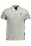 GIAN MARCO VENTURI SHORT SLEEVE POLO SHIRT MAN GRAY