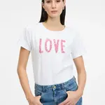 White women's short-sleeved T-shirt ORSAY - Women's