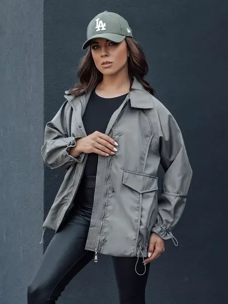 Dámska bunda ORLANDO tmavosivá