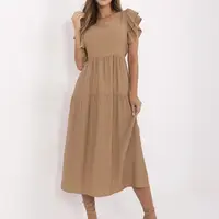 Dress-MI-SK-A2489.21-camel