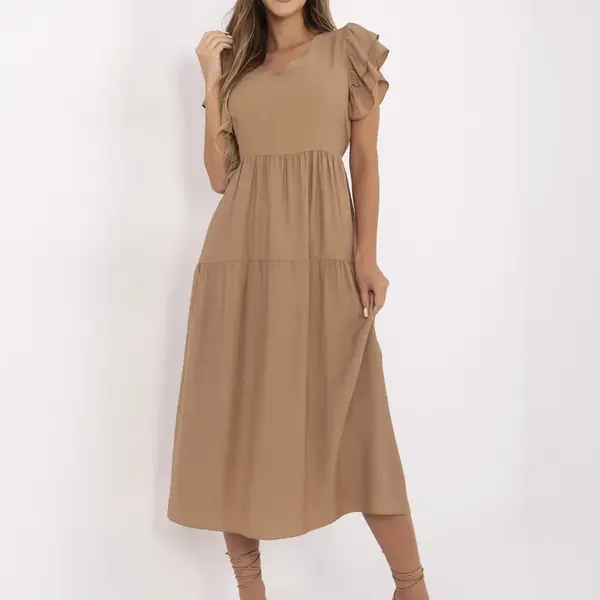 Dress-MI-SK-A2489.21-camel