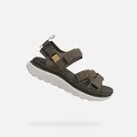 Grey men's sandals Geox Spherica Actif X S - Men's