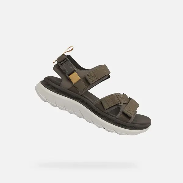 Grey men's sandals Geox Spherica Actif X S - Men's