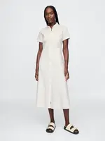 GAP Linen shirt maxi dress - Women's